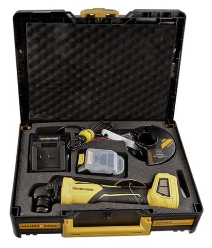 Изображение для УШМ Аккумуляторная Hanskonner HAG1812E 1BatterySystem