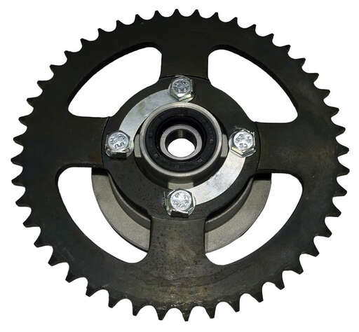 Изображение для Звезда 46 зуб. (428) (d54mm - 4 x 49mm) цепи, задняя Альфа в сборе с основанием