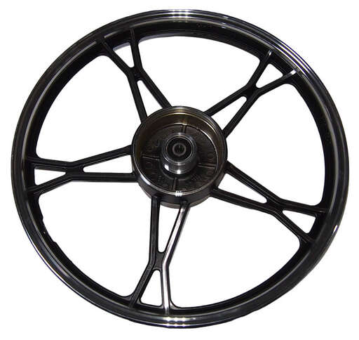 Изображение для Обод 17" задний литой, барабан. тормоз 1,6-17  Альфа, VORTEX CITY серебристый (5 С-луч) (НАБОР)