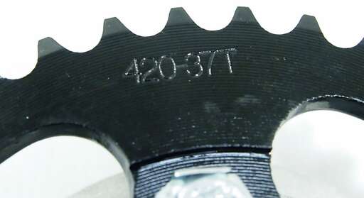 Изображение для Звезда 37 зуб. (420) цепи, задняя  Альфа, Дельта, Zodiak в сборе с основанием