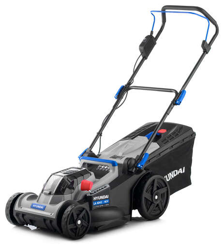 Изображение для Аккумуляторная газонокосилка Hyundai LA 4043 (поставляется без аккумуляторных батарей и зарядного устройства)