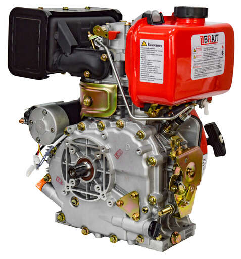 Изображение для Двигатель дизельный Brait BR300DEG  (6 лс, электростартер, шлицы 25 мм)