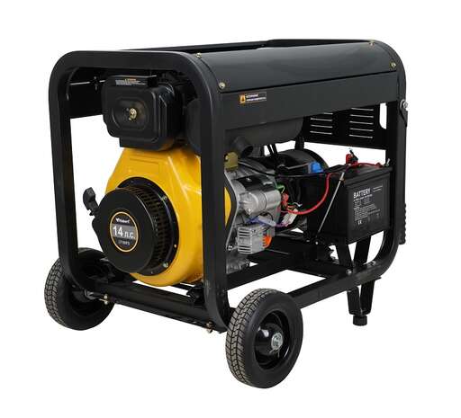 Изображение для Генератор дизельный Habert Diesel H8GF-ME-F3 (7.5 кВт, электростартер)