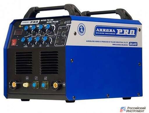 Изображение для Аппарат аргонодуговой сварки Aurora PRO INTER TIG 200 AC/DC PULSE Mosfet (MMA/TIG)