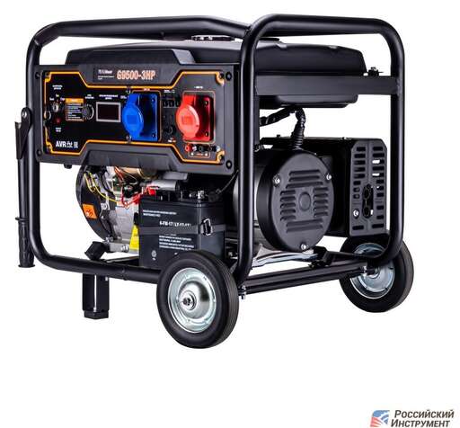 Изображение для Бензиновый генератор Foxweld EXPERT G9500-3 HP (8.0 кВт, электростартер)