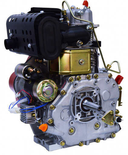 Изображение для Двигатель дизельный Brait BR530DEC (13 лс, электростартер, вал под конус для генератора) 