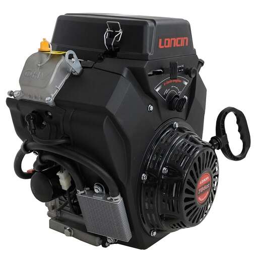 Изображение для Двигатель Loncin LC2V80FD (H type) БЕЗ ГЛУШИТЕЛЯ (30 лс, ручной стартер, электростартер, катушка 20А)