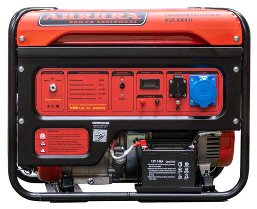 Изображение для Бензогенератор Aurora AGE 6500 D (6.8 кВт, электростартер)