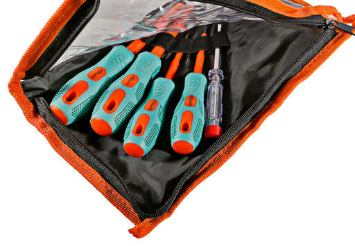 Изображение для Набор отверток диэлектрических 5 шт, CrV, тканевый кейс Sturm!