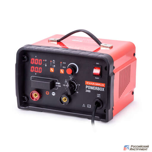 Изображение для Пуско-зарядное устройство Foxweld KVAZARRUS PowerBox 240I (таймер, цветная коробка)
