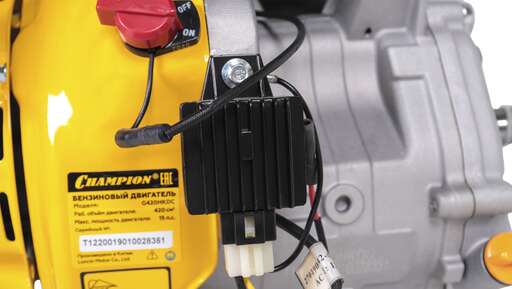 Изображение для Двигатель с горизонтальным валом CHAMPION G420HKDC (15 лс, катушка 5А, 25 мм)