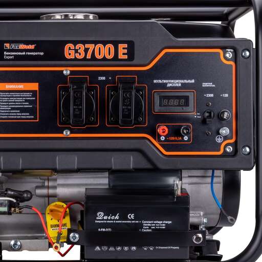 Изображение для Бензиновый генератор Foxweld EXPERT G3700 E (3.3 кВт, электростартер)