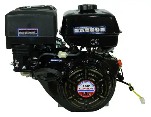 Изображение для Двигатель Lifan 188F 18А (13 лс, 25 мм, катушка освещения 18А)