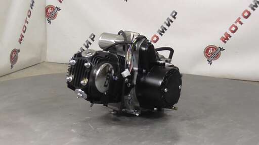 Изображение для Двигатель 4т. 125 (120) см3 (1P52) Storm (черный) - горизонтальный, тюнинг, круговая КПП