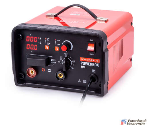 Изображение для Пуско-зарядное устройство Foxweld KVAZARRUS PowerBox 600I (таймер, алюминиевый кейс)