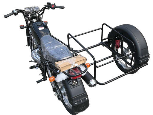 Изображение для Прицеп боковой для мотоциклов СКАУТ-6 (без корыта С ПОДВЕСКОЙ (Невозможна регистрация в ГИБДД))