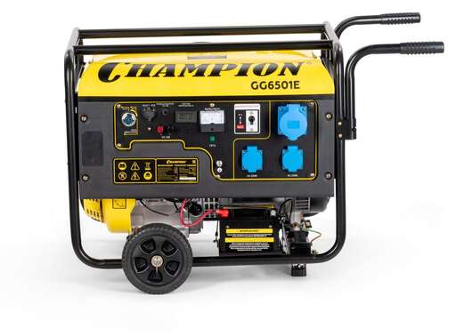 Изображение для Бензиновый генератор CHAMPION GG6501E+ATS (5.5 кВт, электростартер, автозапуск (блок ATS в комплекте))
