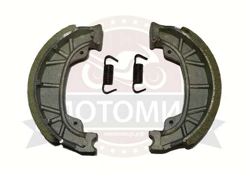 Изображение для Колодки тормозные барабан. 110х25 мм  SLASH, Альфа, Нитро, CG125 (GY6-60/150) (НАБОР)