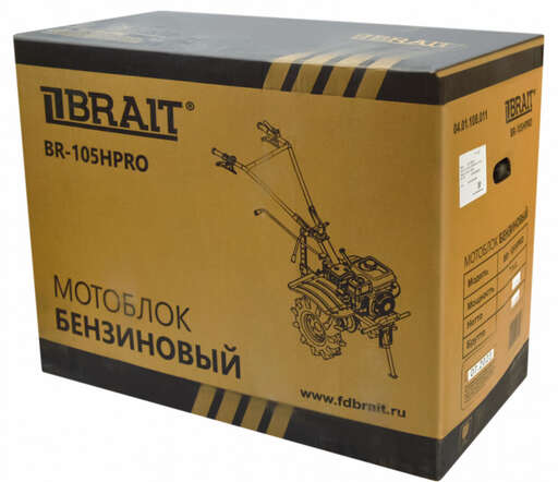 Изображение для Мотоблок  бензиновый Brait BR-105HPRO (7 лс, с пониженной скоростью, 3 вперед, 1 назад, камуфляж)