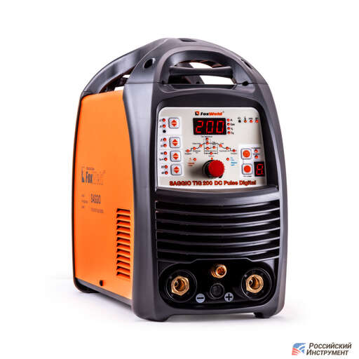 Изображение для Аппарат аргонодуговой сварки Foxweld SAGGIO TIG 200 DC PULSE DIGITAL