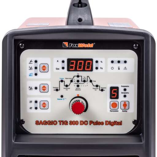 Изображение для Аппарат аргонодуговой сварки Foxweld  SAGGIO TIG 300 DC Pulse Digital