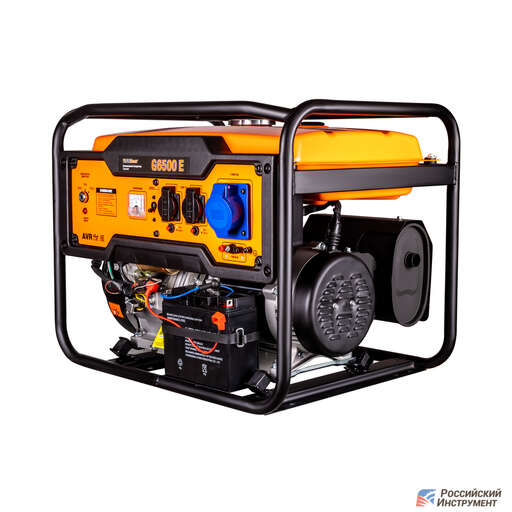 Изображение для Бензиновый генератор Foxweld STANDART G6500 E (5.2 кВт, электростартер)