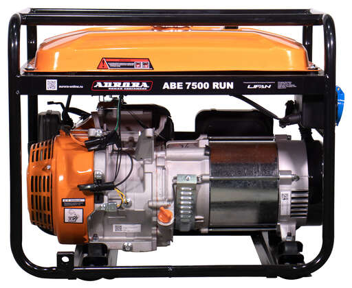 Изображение для Бензогенератор Aurora ABE 7500 RUN (7.5 кВт, газ/бензин)
