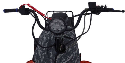 Изображение для Мотобуксировщик компактный ЛИДЕР-СИГМА-4 (гусеница 500х2828, двигатель динго 180 см3, электростартер, фара, чека, аккумулятор, фаркоп, чехол)