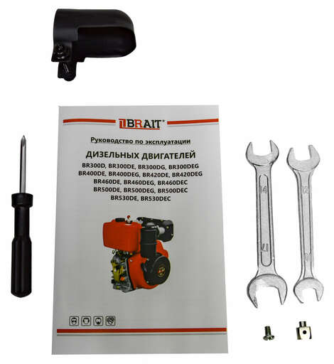 Изображение для Двигатель дизельный Brait BR420DEG (9 лс, электростартер, шлицы 25 мм)
