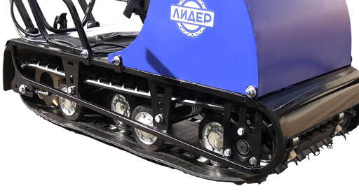 Изображение для Мотобуксировщик компактный ЛИДЕР-ДЕЛЬТА-RL (+Фара), 8 л.с. (без лыжного модуля,без фары,  2 тележка), Ижтехмаш