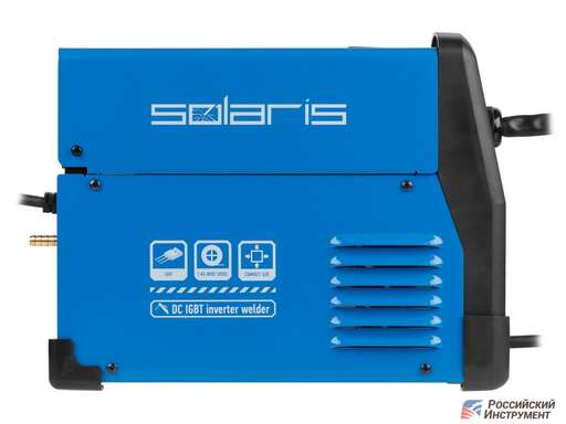 Изображение для Сварочный полуавтомат Solaris MIG-200EM (встроенная горелка, MMA/MIG-MAG)