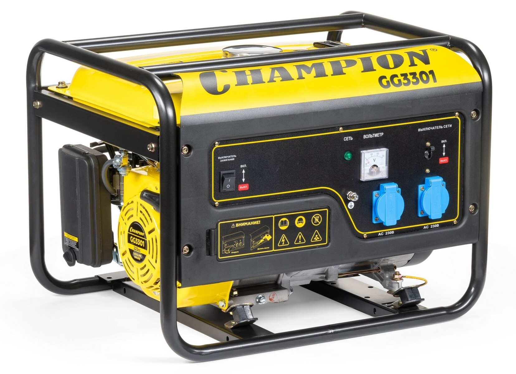 Бензиновый генератор CHAMPION GG3301