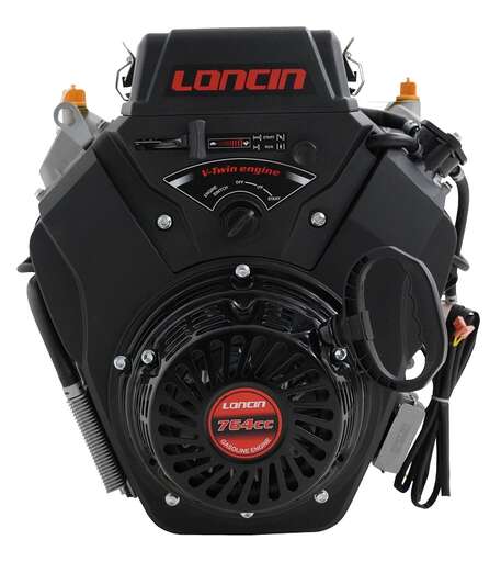 Изображение для Двигатель Loncin LC2V80FD (H type) БЕЗ ГЛУШИТЕЛЯ (30 лс, ручной стартер, электростартер, катушка 20А)
