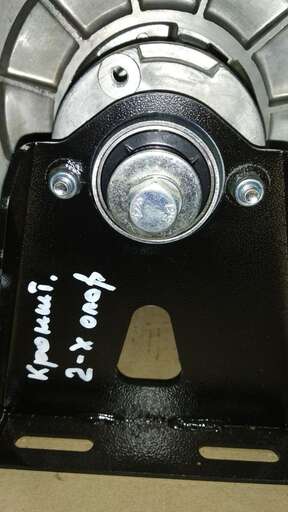 Изображение для Кронштейн 2-ух опорный в сборе со шкивом (посадка 25 мм, вынос 310 мм)