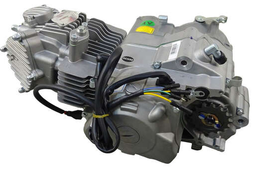 Изображение для Двигатель четырехтактный. 150 см3  YX-150 (1P60FMJ), масляное охлаждение, МКПП4, все вверх, эл+кикстартер, нижний электростартер для питбайков