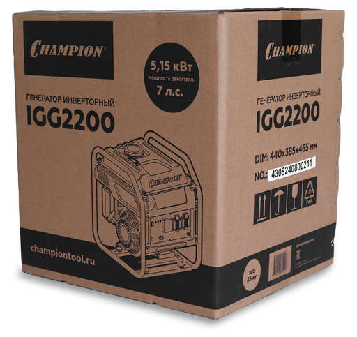Изображение для Генератор CHAMPION IGG2200 (2.1 кВт)