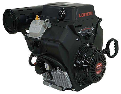 Изображение для Двигатель Loncin LC2V80FD (H type) V-образн,764 см куб, D25 мм, 20А ручной и электрический запуск (тросовое управление, см. описание)