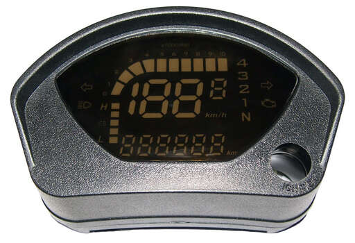 Изображение для Щиток приборов Альфа RUBIKON STREET ЖИДКОКРИСТАЛЛИЧЕСКИЙ, с подсветкой (НАБОР)