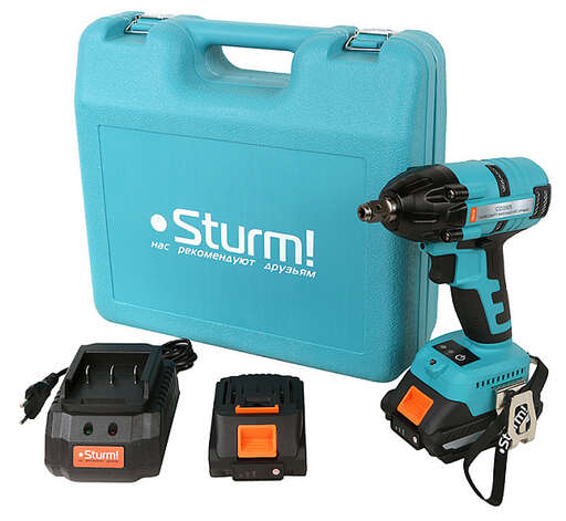 Изображение для Аккумуляторный гайковерт Sturm! CD350S 1BatterySystem