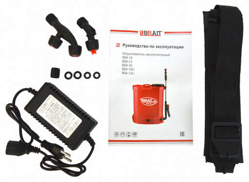 Изображение для Опрыскиватель аккумуляторный BSA-12Li (объем 12л, АКБ литий-ионный 12В,3,6 л/мин,  8Ач)
