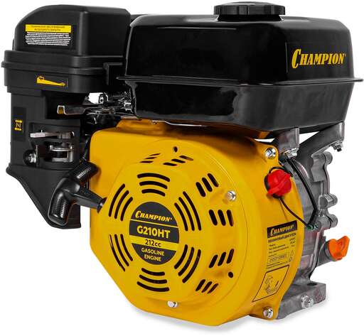 Изображение для Двигатель с горизонтальным валом CHAMPION G210HT (7 лс, 19 мм, резьба 3/4", 61,5 мм, для мотопомпы)