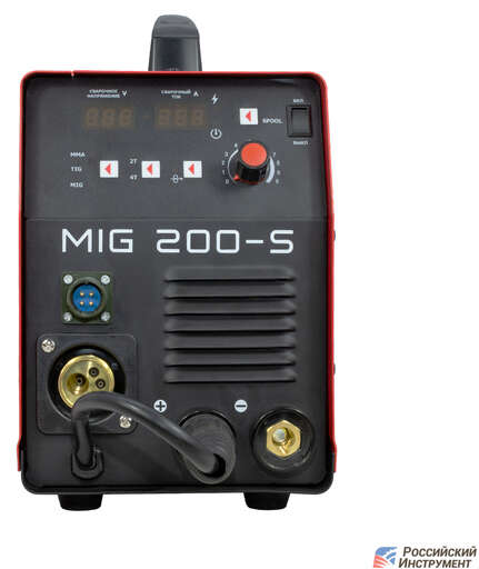 Изображение для Сварочный полуавтомат Foxweld KVAZARRUS MIG 200-S (синергетическое управление, MMA/MIG-MAG/TIG LIFT)