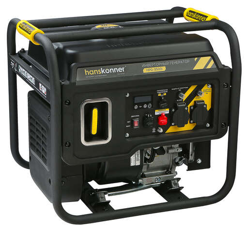 Изображение для  Бензогенератор инверторный Hanskonner 3.5кВт 