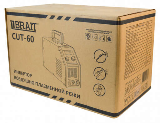 Изображение для Инвертор для воздушно-плазменной резки Brait CUT-60  (10.6 кВт)