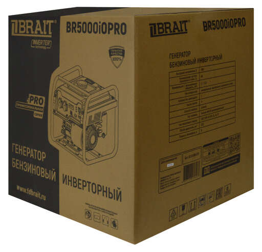 Изображение для Генератор бензиновый инверторный BRAIT BR5000iOPRO (3.8 кВт,9 л)