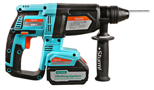 Изображение для Перфоратор аккумуляторный Sturm! CRH1832BLC 1BatterySystem (3.2 Дж)