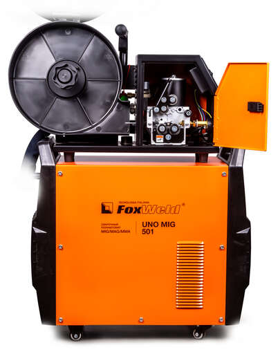Изображение для Сварочный полуавтомат Foxweld UNO MIG 501(трехфазный, MMA/MIG-MAG/TIG LIFT)