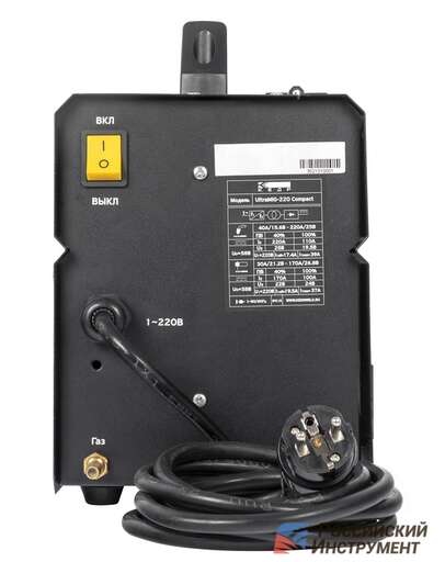 Изображение для Сварочный полуавтомат КЕДР UltraMIG-220 Compact (MMA, MIG/MAG)