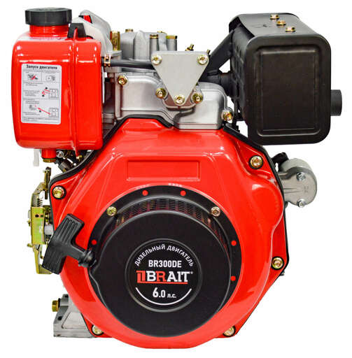 Изображение для Двигатель дизельный Brait BR300DE  (6 лс, электростартер, 25 мм)