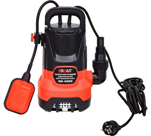 Изображение для Насос дренажный погружной Brait ND-400D (0.4 кВт, грязная вода)